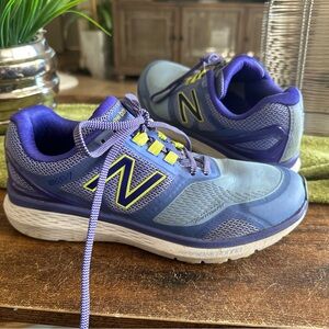 New Balance‎ 1865V1 Purple Lime Green 7.5 Women Walking Tennis Shoes Sneakers